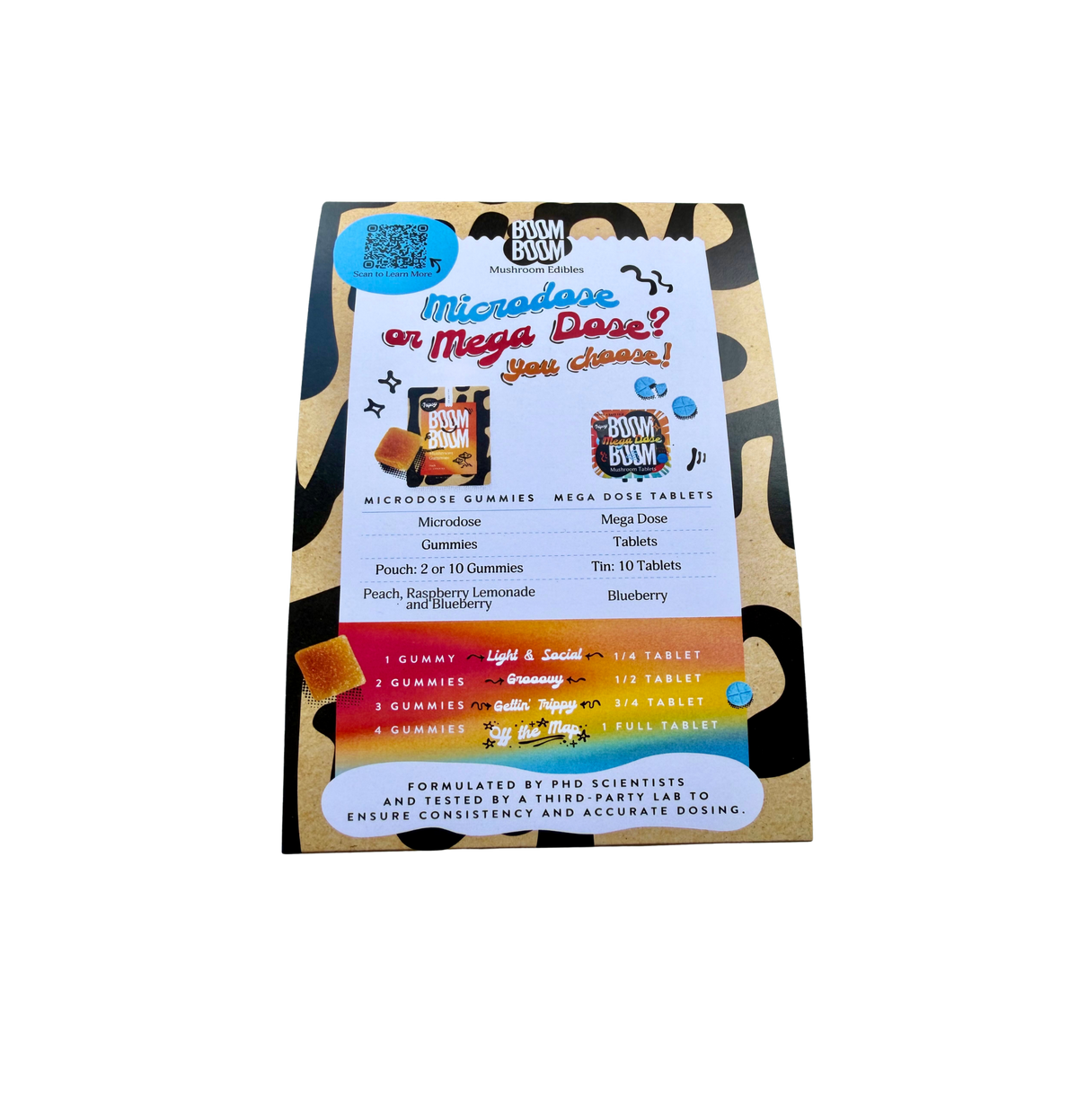 BOOM BOOM Tent Card